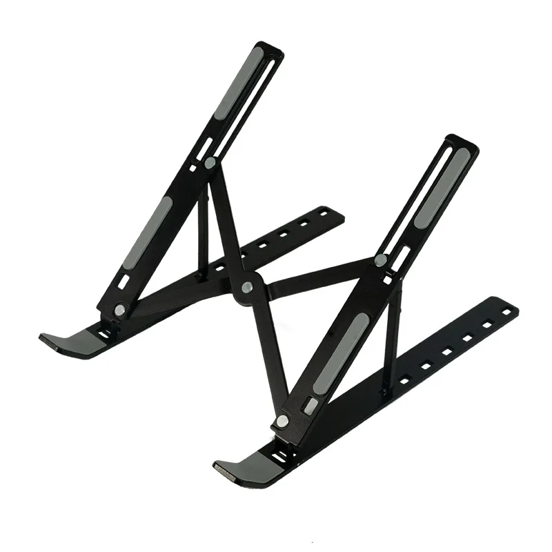 

2025New Adjustable 7-Level Laptop Stand Support Desktop Laptop Holder Aluminum Maximum 15.6-Inch Height Portable for Office Home