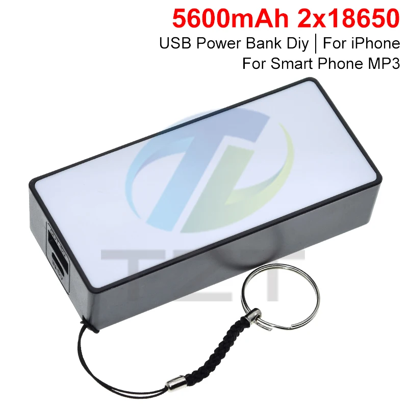 2X 18650 USB Power Bank Battery Charger Case DIY Box For iPhone For Smart Phone MP3 Electronic Mobile Charging QIY25 D3S