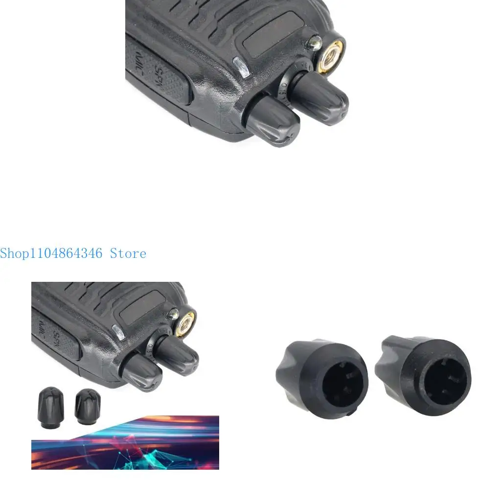 Volumes Control Frequency Channel Switches Knob Caps For for 888S Radio Replacement Knobs AccessoriesVolumes Control Frequency C