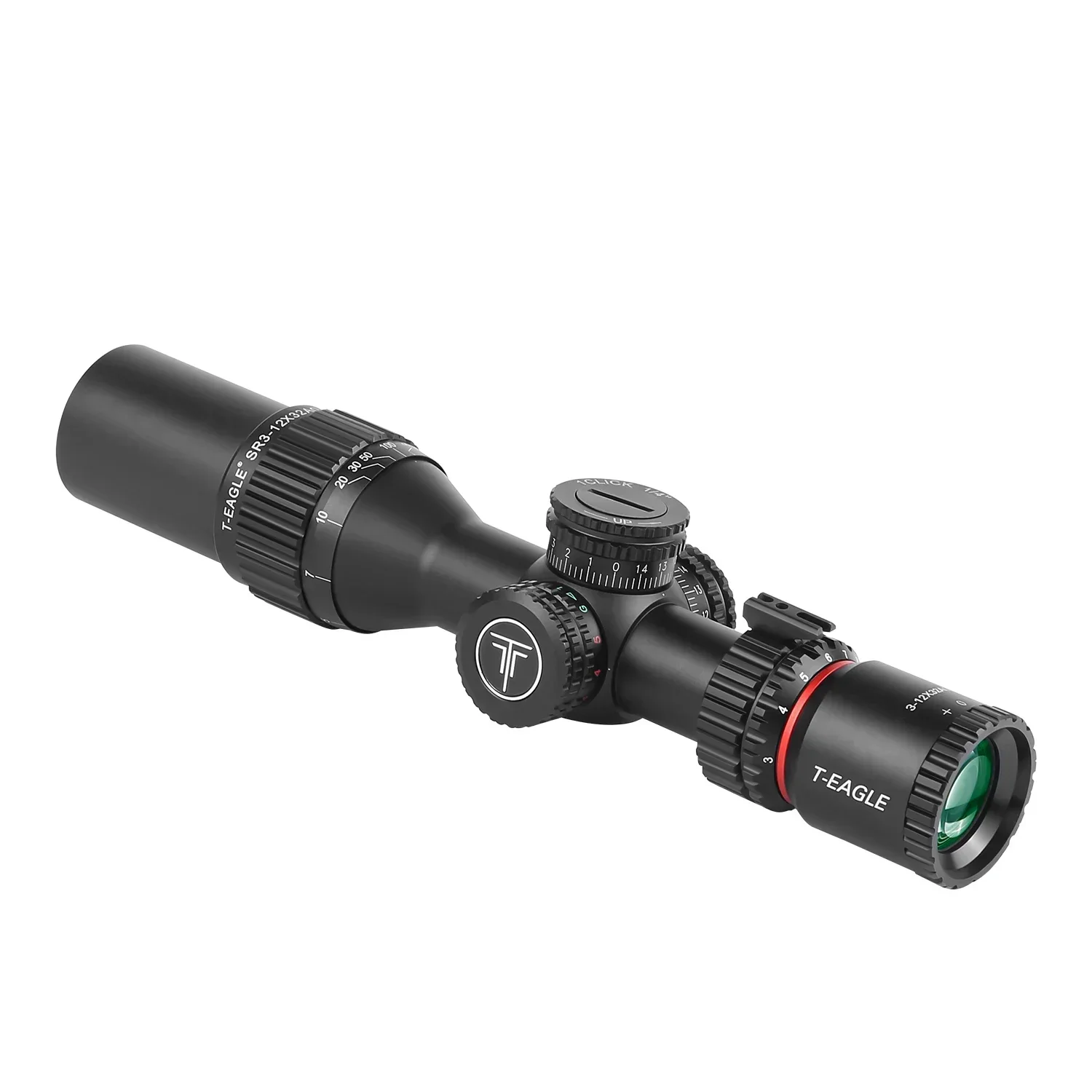 Imagem -02 - Tactical Hunting Spotting Rifle Scope Optic Collimador Gun Sight Vidro Gravado T-eagle Sr312x32aoir Ffp Vermelho e Verde