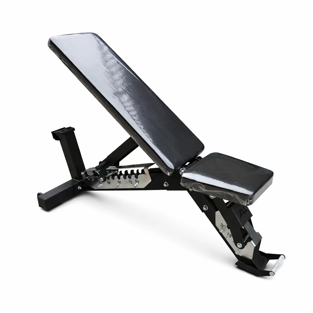 

Многофункциональная складная скамья для тренировок с регулируемым углом наклона, скамья для гантелей для силовых тренировок всего тела, домашний тренажерный зал