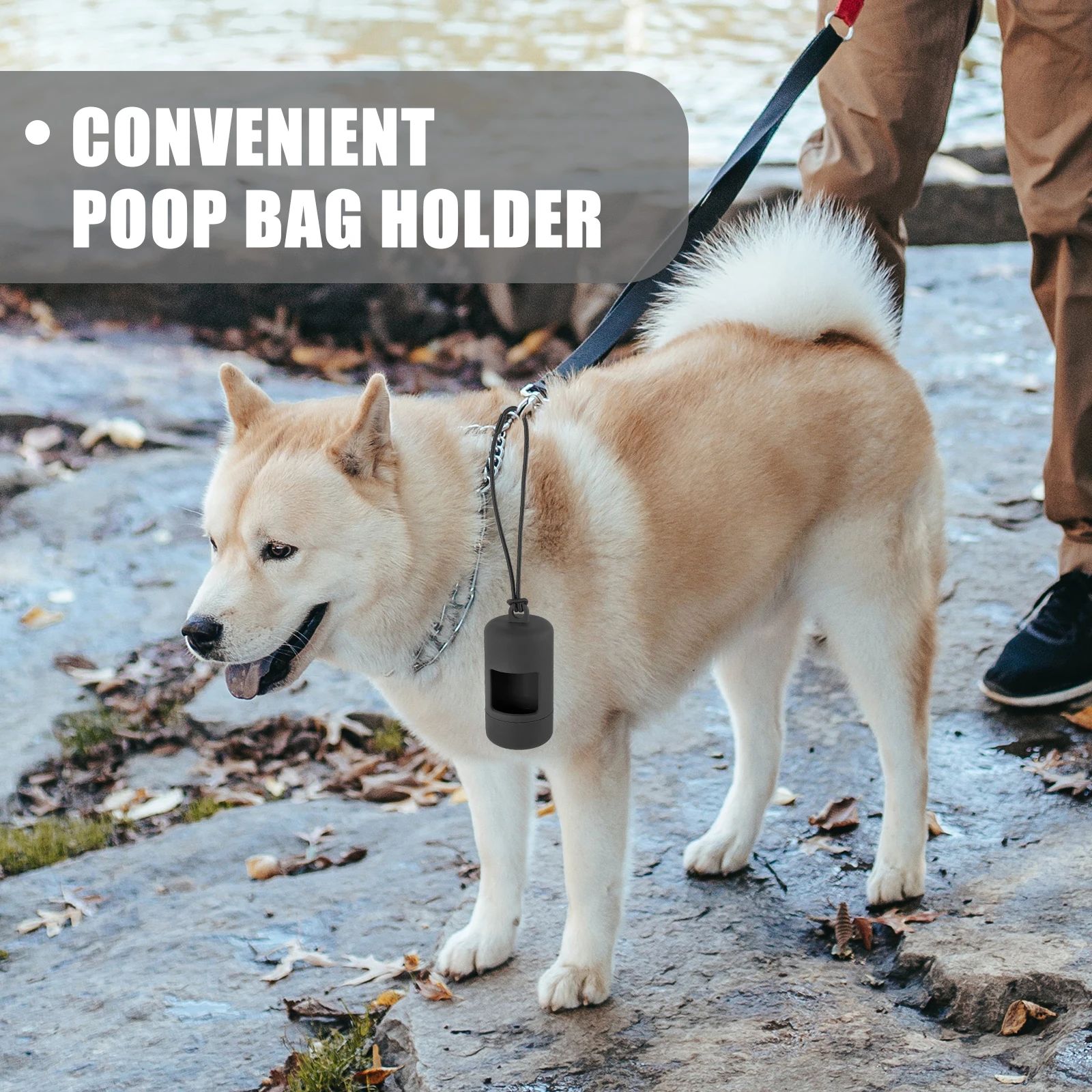 

Poop Bag Dispenser Lightweight Dog Waste Bag Holder Compact Portable For Outdoor Dog Walking Supplies Pet Cleaning Organizer