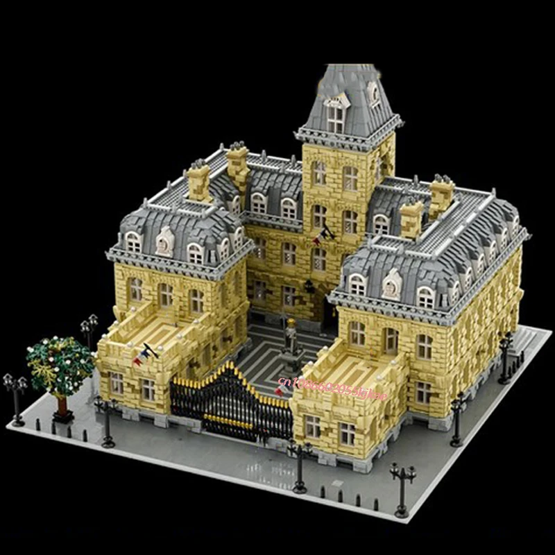 23399PCS Stad Hot Selling Street View Moc Modulair Frans Paleis model DIY creatieve ideeën Kind Speelgoed Montage Puzzel verjaardagscadeau