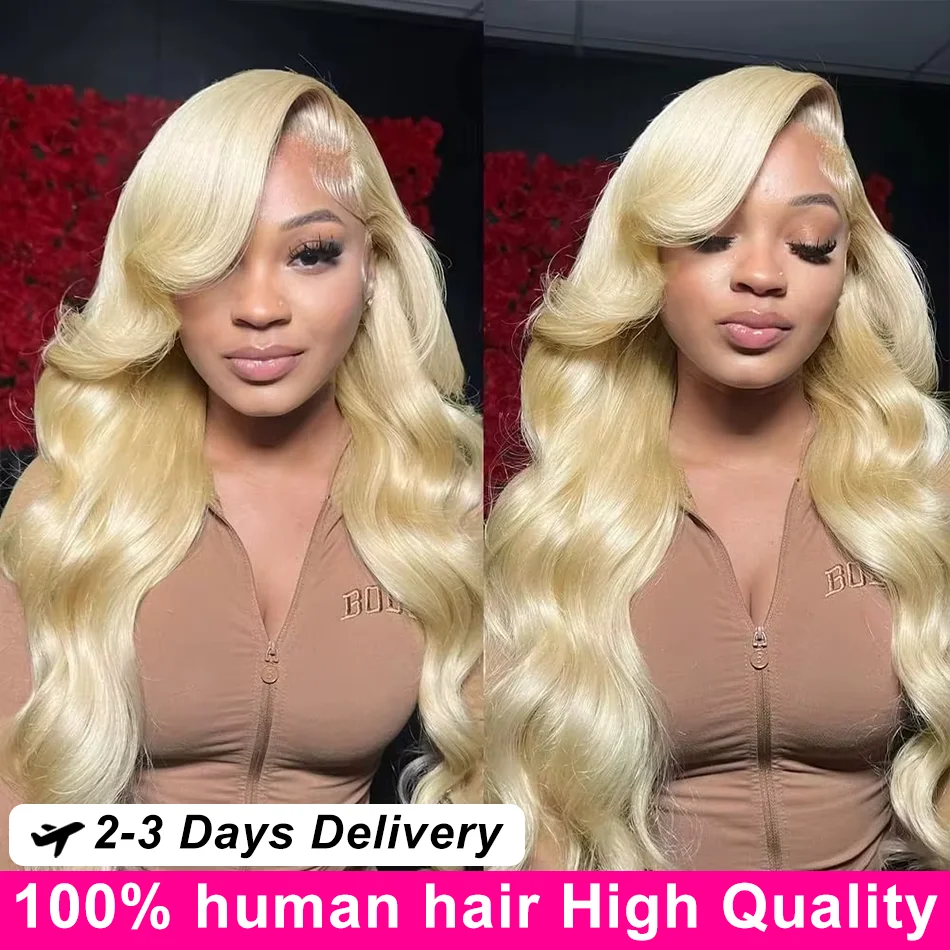 

40 50 Inch Body Wave Blonde 613 Human Hair Wigs 13x6 Hd Lace Front 100% Human Hair Wig 250 Density Colored 13x5 Lace Frontal Wig