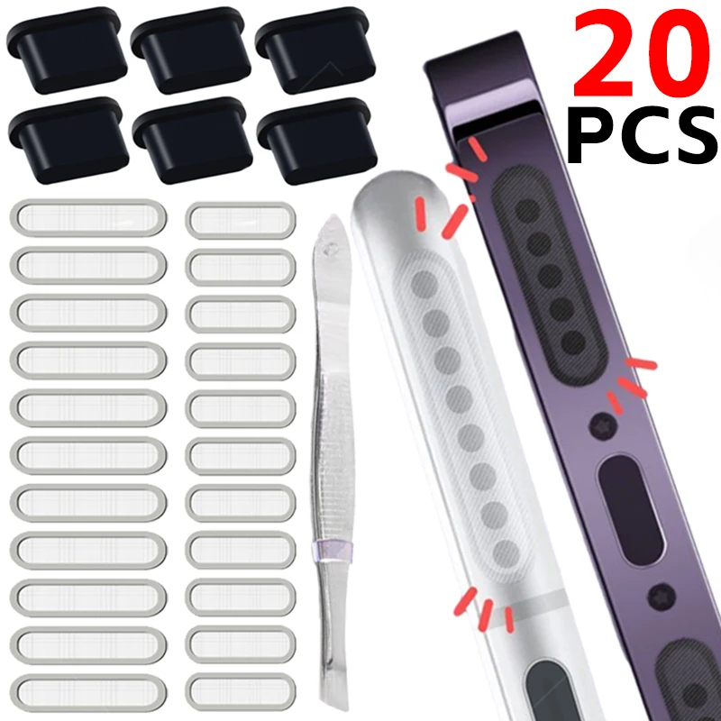 Uniwersalny telefon komórkowy z naklejką z siateczką na kurz typu C Micro USB