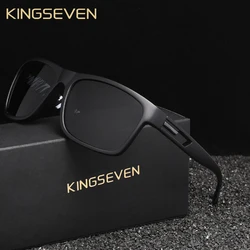 KINGSEVEN Trend Polarized Sunglasses Men Women Driving Square Frame Sun Glasses Male UV400 Driving Eyewear