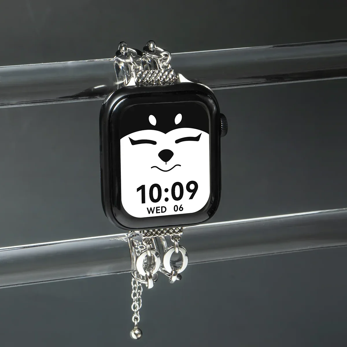 Металлический ремешок-цепочка для Apple Watch Band Series 10 42/46 мм Ultra 49 41 40 44 45 38 мм Женский ремень-браслет для IWatch Ultra 10 8 7 6