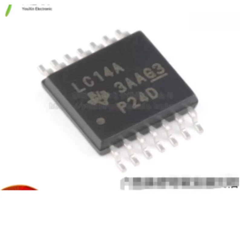 20PCS SN74LVC14APWR  Hex Inverter Schmitt Trigger 3.3V 6-Channel Logic IC TSSOP-14 Original New