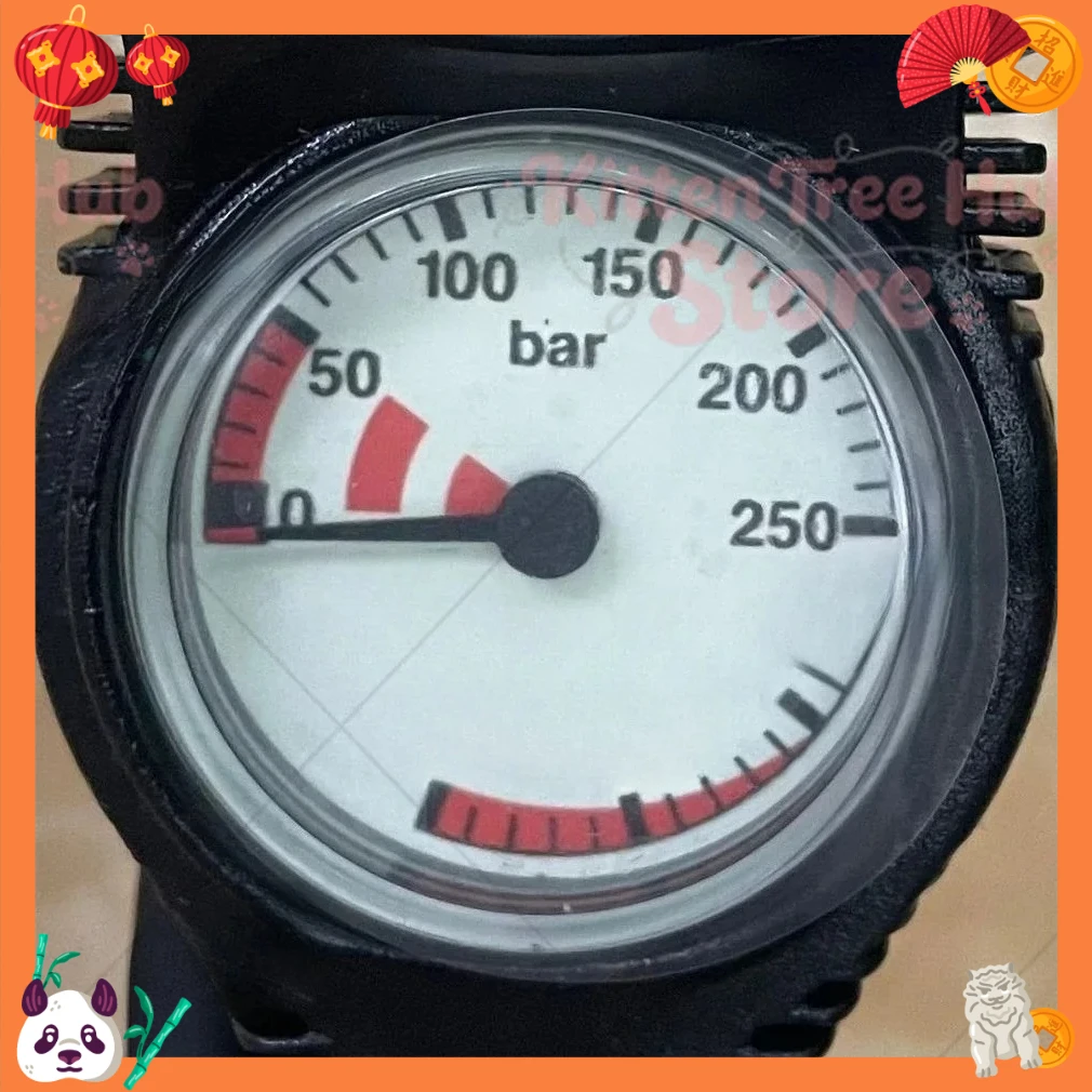 Diving double meter triple meter depth compass direction gas cylinder, diving pressure gauge