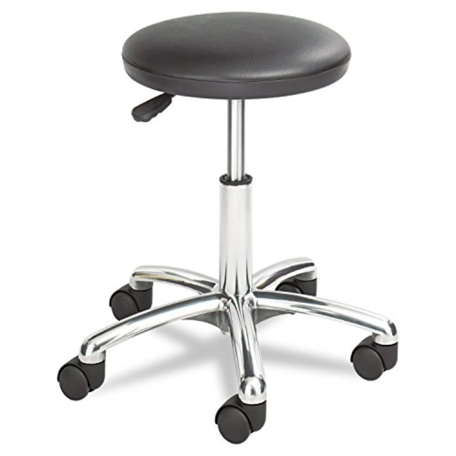Products 3434BL Adjustable Rolling Mobile Economy Lab Stool, Home, Office, Dr Offices and More, Black