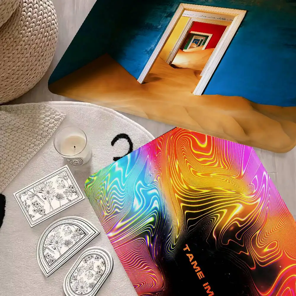 Band T-Tame I-ImpalaS Entrance Door Mat Washable Non-Slip Living Room Sofa Chairs Area Mat Kitchen Welcome Doormat