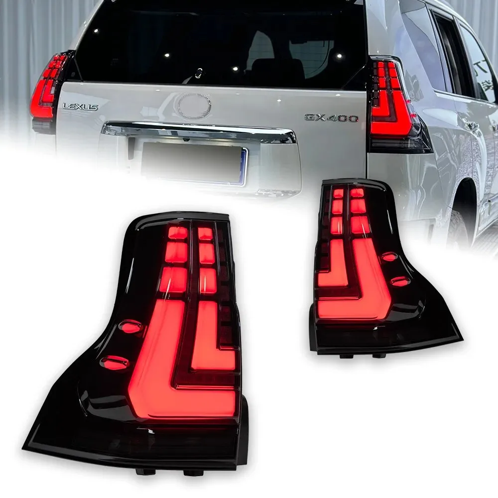 LED Taillight assembly for 2010-2023 Lexus GX470 Reverse lights, brake lights, turn signals，tail lamp Traffic turn signal