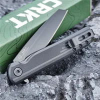 2025 CR 3801 3802 Matthew Assisted Flipper Folding Knife 8Cr13Mov Blade G10 Handles with Clip Outdoor Camping  Pocket EDC Tools