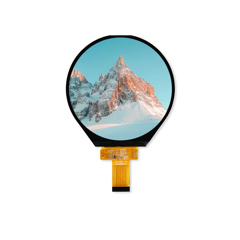 

3.4 inch TFT LCD Round Screen 800*800 Resolution Color Screen JD9365 Driver LCD Display MIPI Interface 30Pin