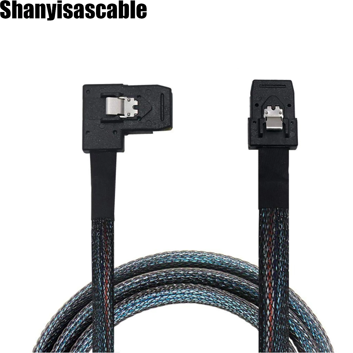 1.0M Internal Mini SAS 36pin SFF-8087 to right Angle SFF-8087 Cord Server high-speed connection cable