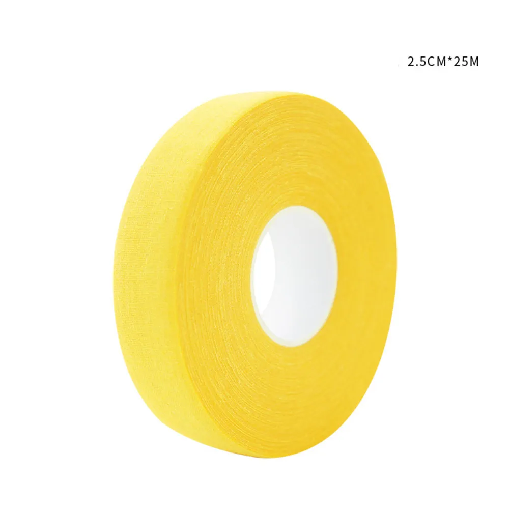 

2 шт. хлопковой ленты для хоккейных клюшек, 20 м, прочная, однотонная, водонепроницаемая, противоскользящая, для улучшения сцепления, спортивная лента в рулоне