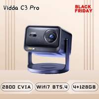Hisense Vidda C3 Pro 2800CVIA Lumens New Projector 4K Laser Tri-Color Laser Projector IMAX WiFi7 DLP Home intelligent Projector
