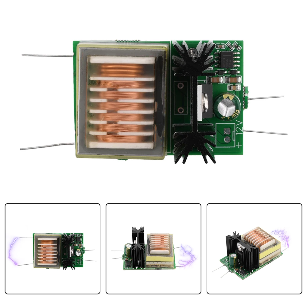 発電機ブースターモジュール,高温アーク,教育実験用,紫,DC 7-9v〜10kv