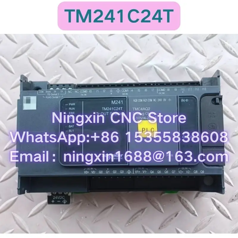 Second-hand TM241C24T PLC Functional test OK Fast delivery