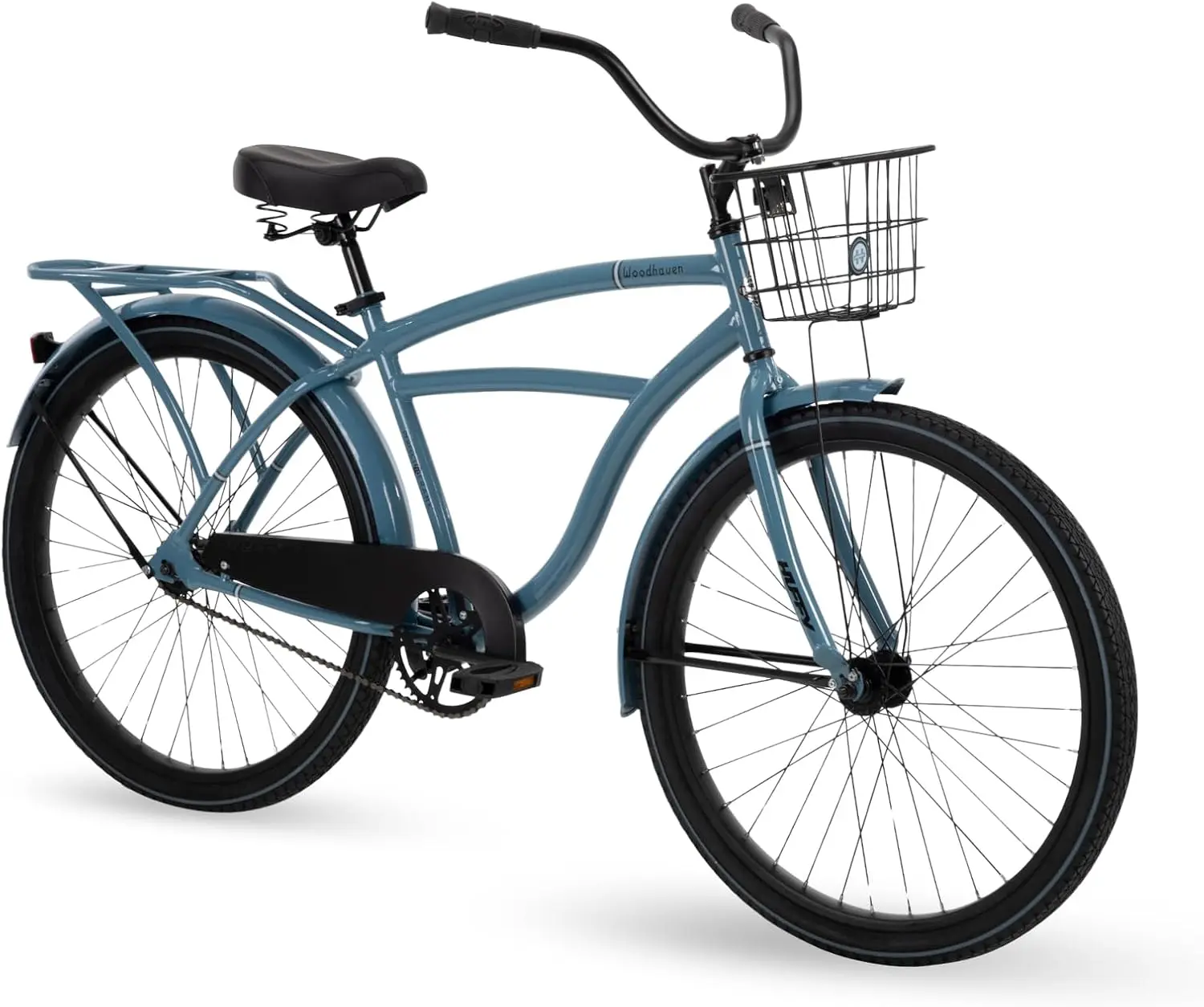 

Велосипед Huffy Cruiser, модель Fairmont или Woodhaven, размеры 20/24/26 дюймов, идеально подходит для повседневных поездок, эргономичный вертикальный дизайн, крыло
