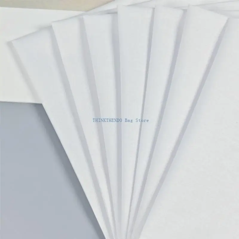 340D 6xStandard Size White Cotton Handkerchief 35x35cm for Daily Cleaning and Crafts