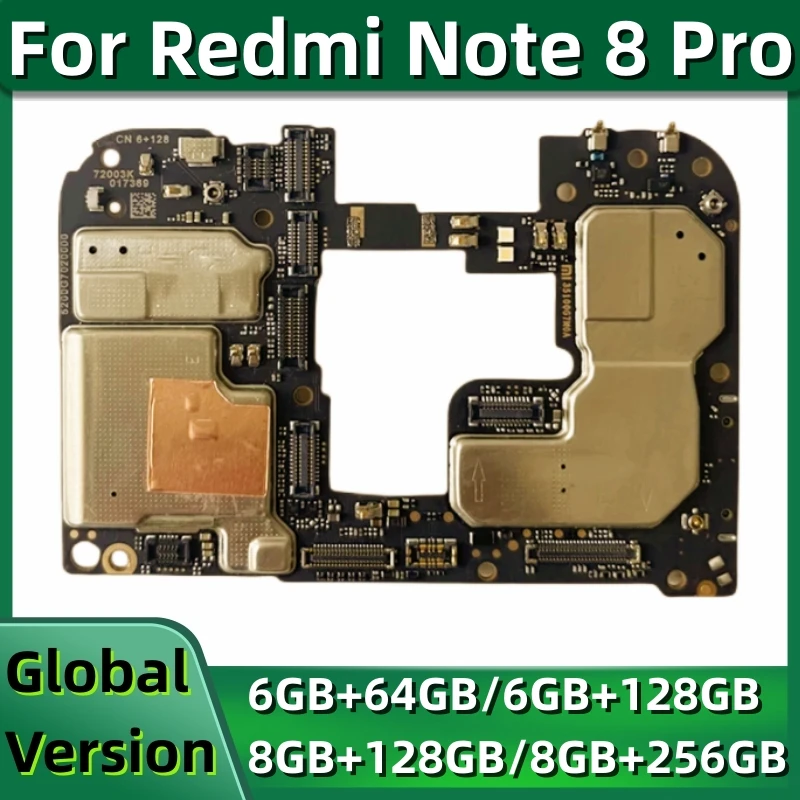 motherboard-pcb-module-for-xiaomi-redmi-note-8-pro-unlocked-mainboard-mb-64gb-128gb-256gb-full-chips-global-miui-system