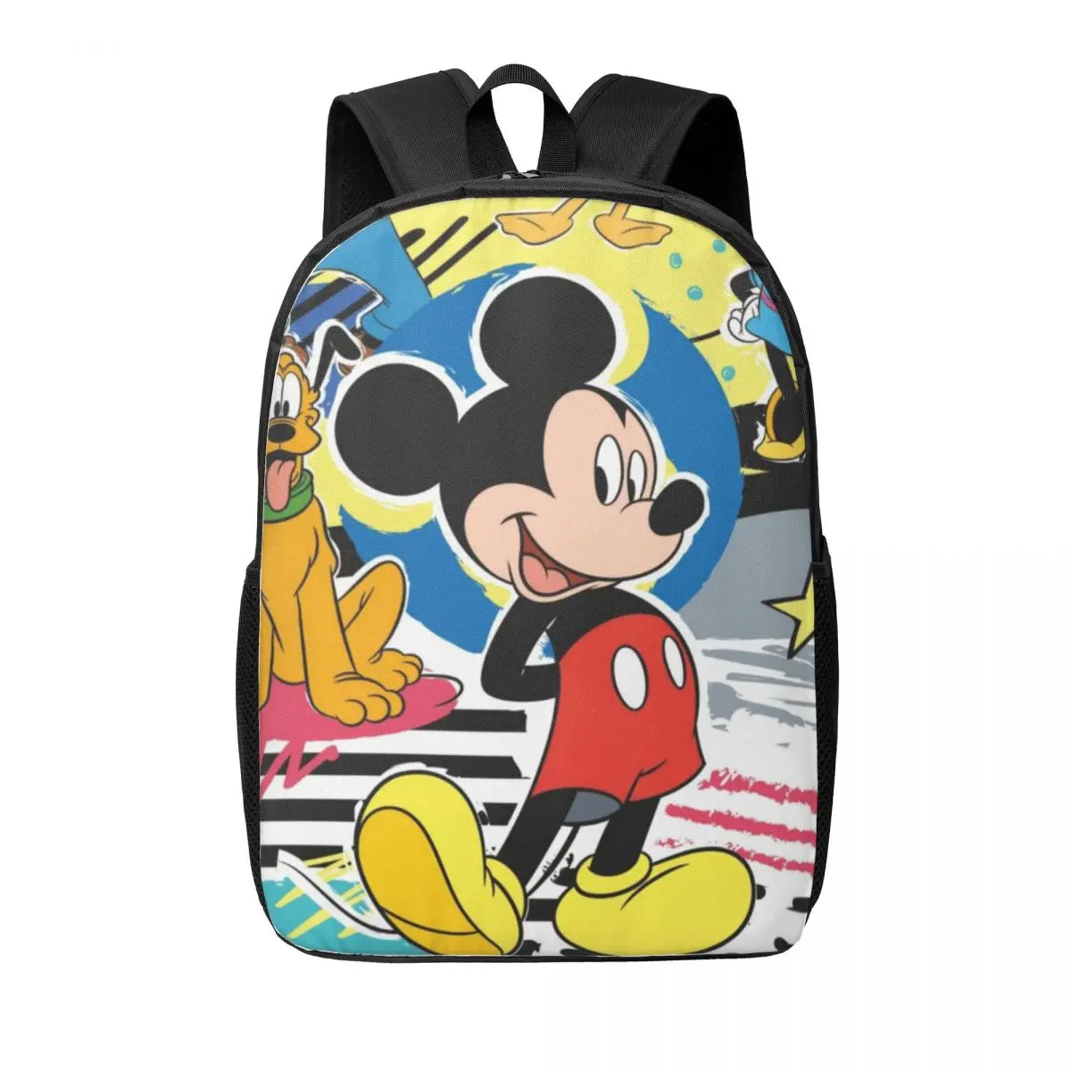 

Disney Mickey Mouse Basic 17-Inch School Backpack - Minimalist and Stylish Backpack for Teens and Young Adults