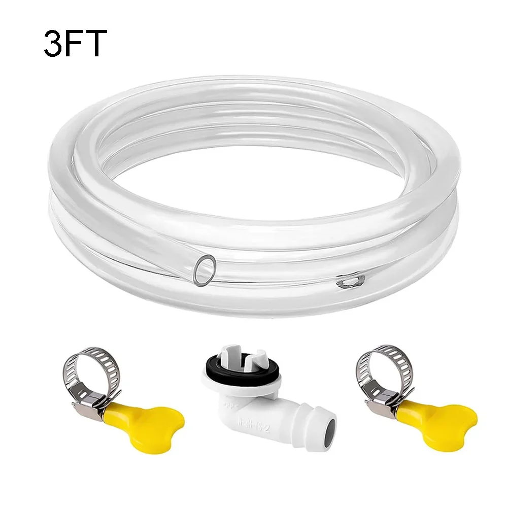 3/6ft Air Conditioner Drain Hose Split Casement Air Conditioner Drain Kit Suitable For Small Split Air Conditioning Units