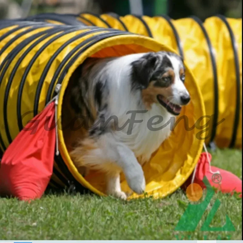 24-Inch diameter, 15-foot long outdoor open dog training tunnel