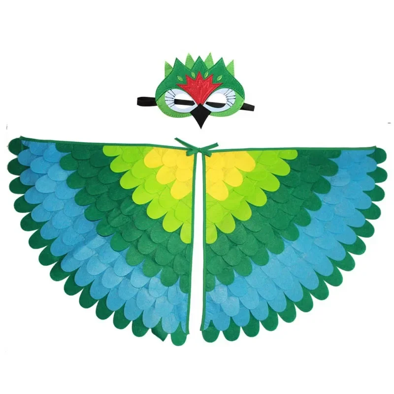 Kids Animal Birds Felt Wings Children Fun Cosplay Halloween Accessories Costumes Butterfly Wing