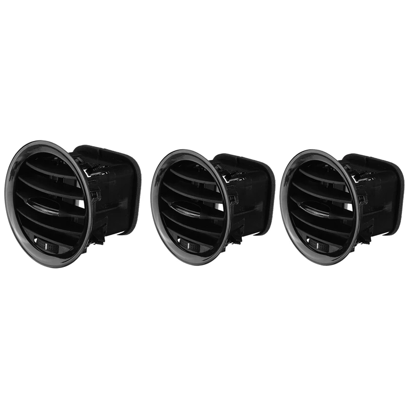 3PCS Car Interior Heater A/C Air Vent Cover Outlet Grille For Vauxhall Opel ADAM/CORSA D MK3 Air Conditioning Vents Trim