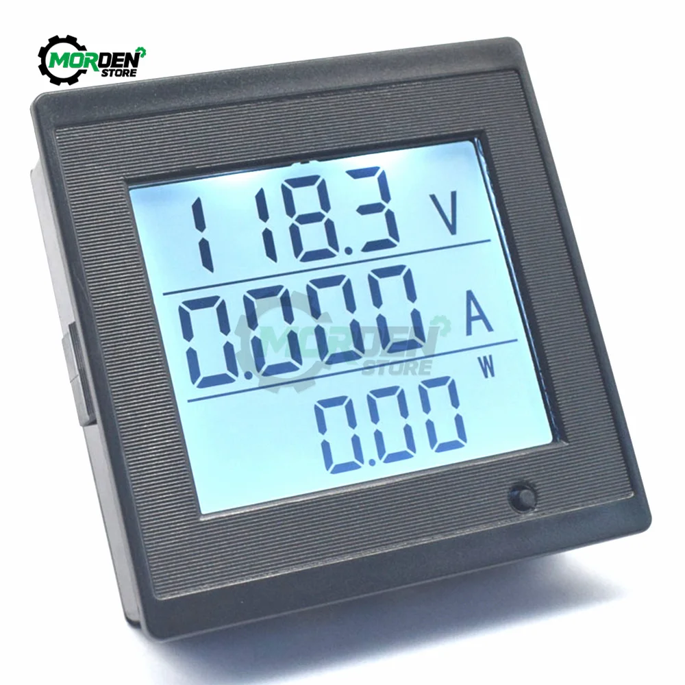 Lcd digital display dc spannung und strom meter 20a strom verbrauch impedanz meter tester für elektriker werkzeug