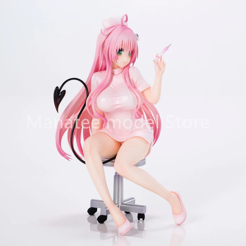 Union Creative Original To Love-Ru Darkness Lala Satalin Deviluke Nurse Costume PVC Action Figure Anime Model Toys Gift