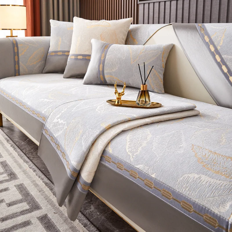 2026 New High - end Chenille Sofa Cushions, Anti - slip and Four - season Usable for Luxury Sofas