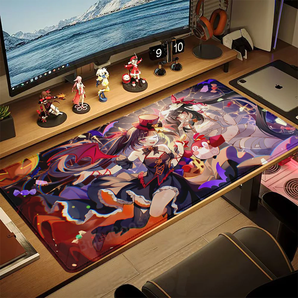 Honkai Star Rail sparkle Jogos de mesa Almofada de borracha Acessórios de jogos de tamanho grande Laptop Teclado Pad Gaming HD impressão mouse pad