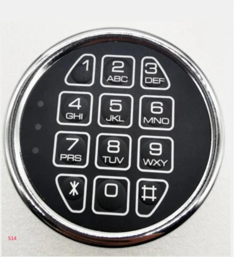 Keyless Touch Keypad Password Cabinet Lock -Fireproof Safe Lock Boxes Swing Bolt for Stack-on