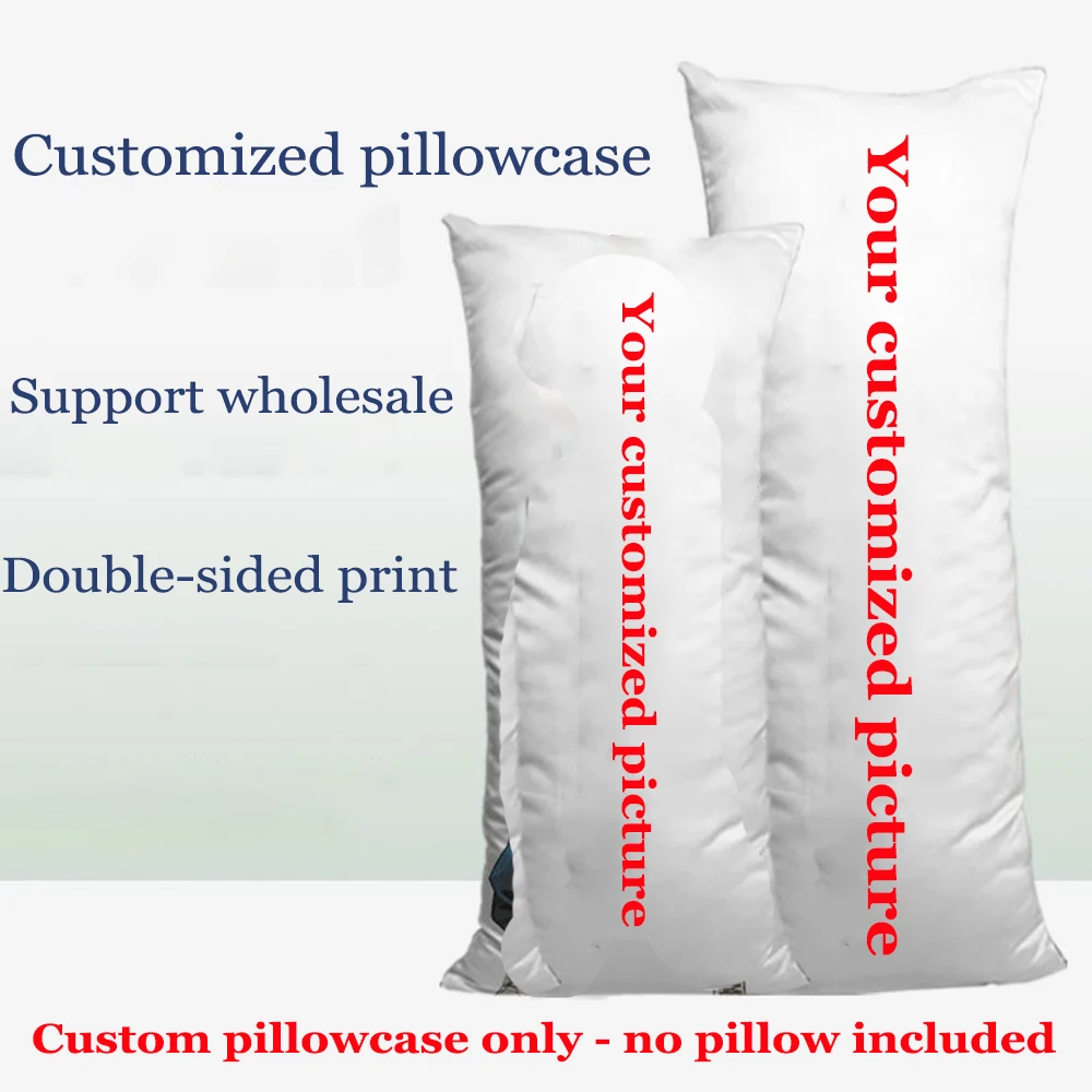 Customs Pillowcase DIY Custom Made Your Own Pictures Hugging Body Pillowcase Cartoon Game Room Decoration Pillow Covers