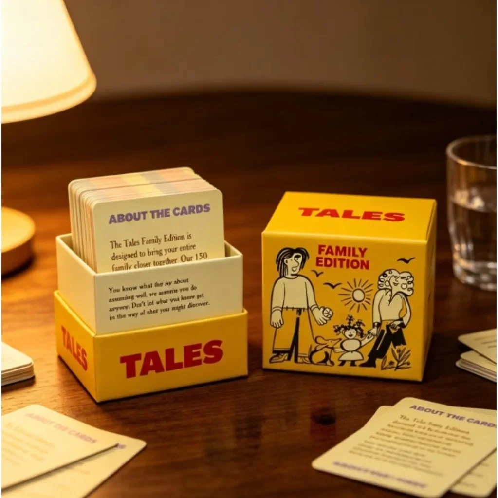New 150pcs Card Conversation Starter Game Family Edition Fun Icebreaker for Adults and Family Gatherings Couples Card Game Tales