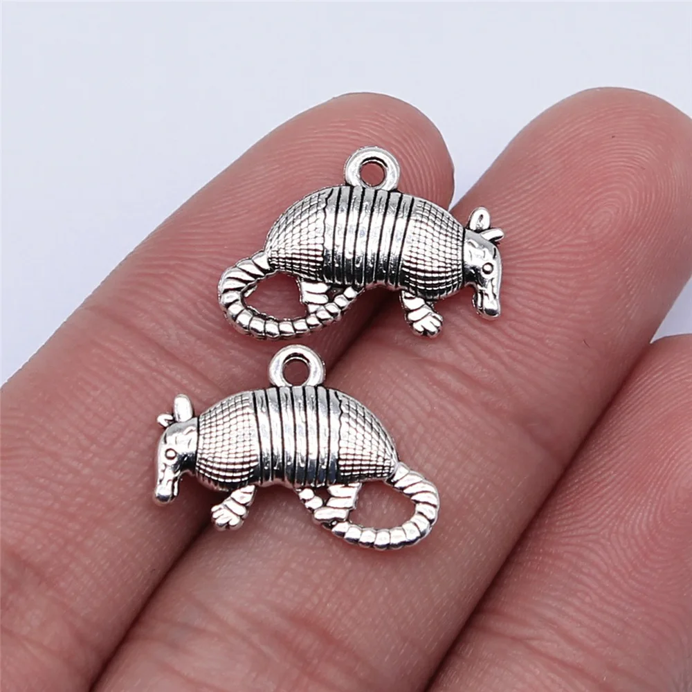 20pcs Mouse Rat Charms Animal Charms For DIY Jewelry Making