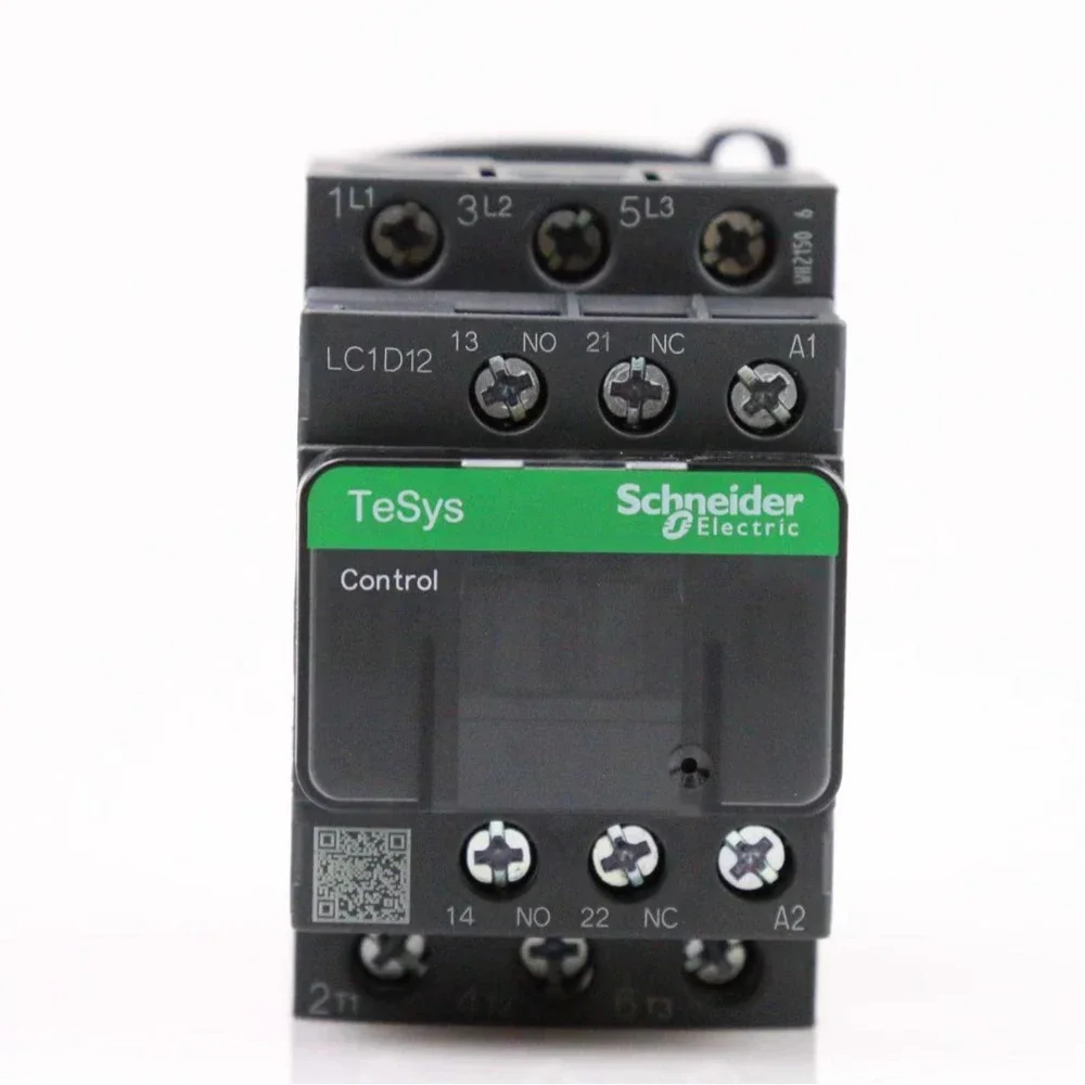 

LC1D12M7C LC1D12M7 Contactor, 3P(3NO), AC-3/3e, =440V, 12A, 220V AC 50/60Hz coil, screw clamp terminals