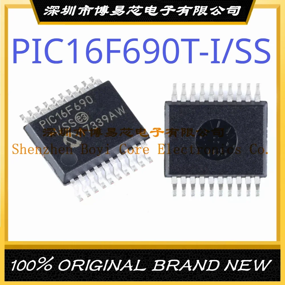 

PIC16F690T-I/SS Package SSOP-20 New Original Genuine