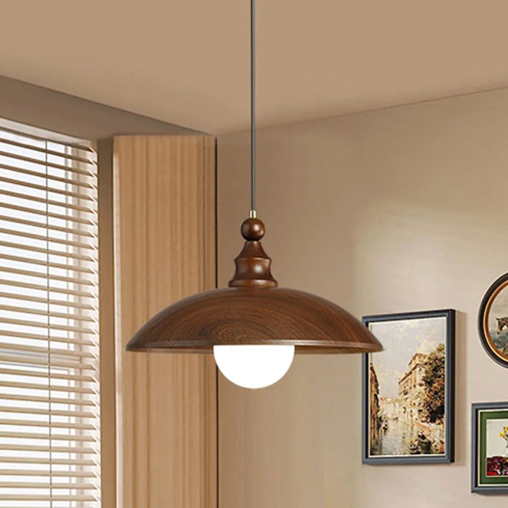 

Подвесной светильник для ресторана, маленькая люстра, летающая тарелка, средневековый стиль, ретро, обеденный бар, стол, подвесное освещение