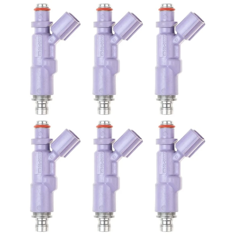 

6Pcs Fuel Injector For Toyota Sequoia 4Runner- For Lexus GX470 LX470 IS200 IS300 4.7L 23250-70120 23209-70120