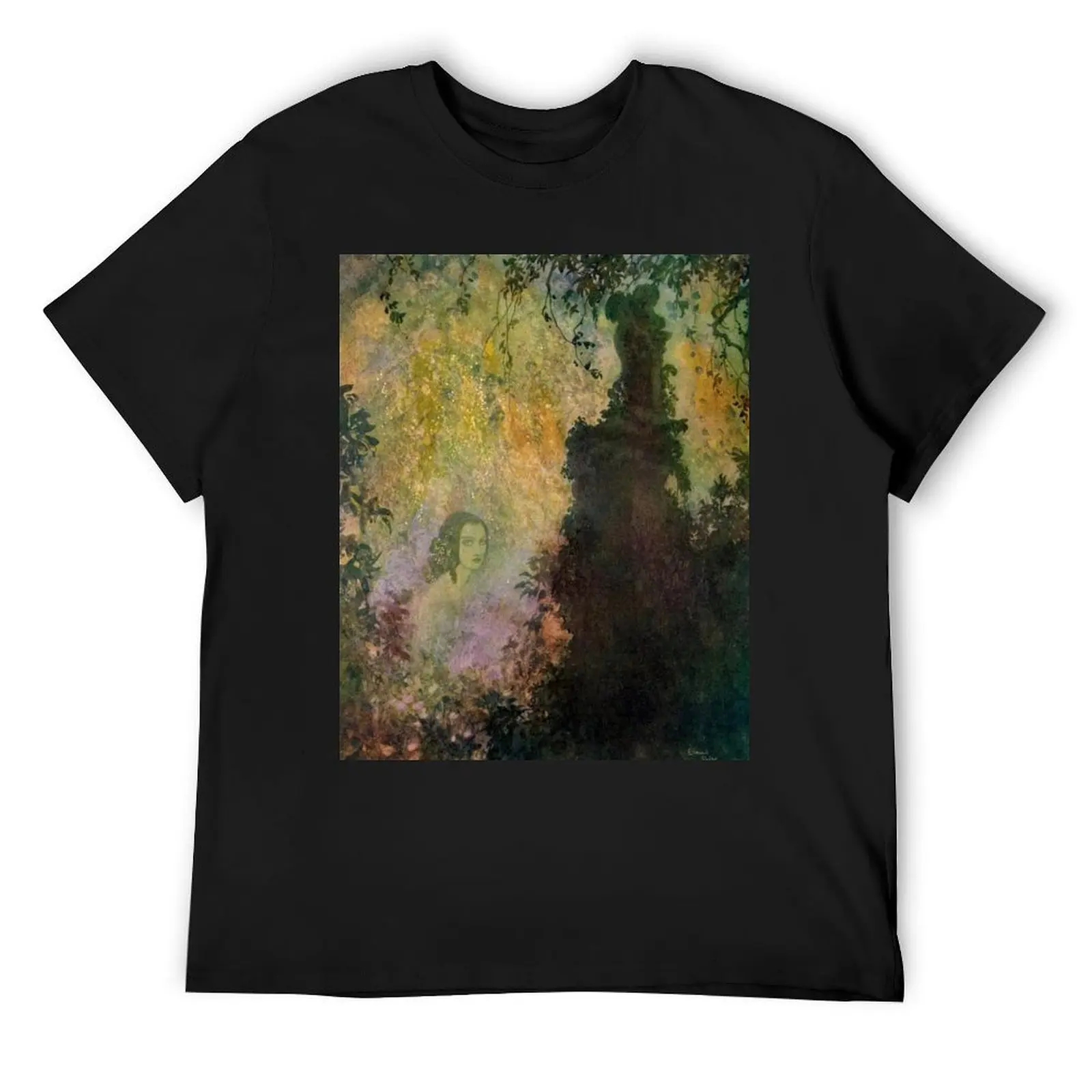 

To --- --- (Mrs. Marie Louise Shew) - Edmund Dulac for Edgar Allan Poe T-Shirt aesthetic clothes plus size tops t shirt men