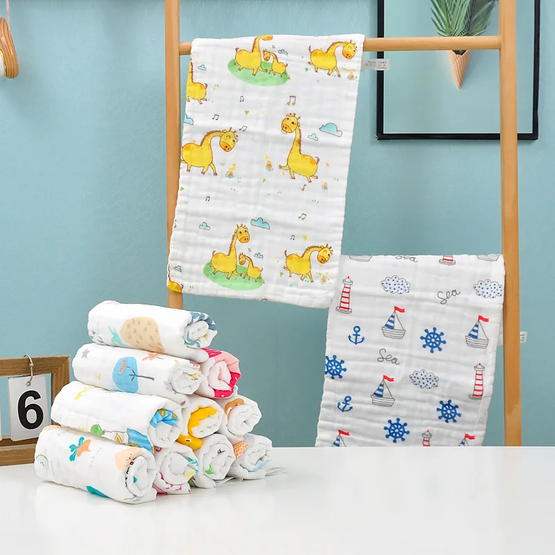 Baby 3pcs BathTowel Boys Girls 100% Cotton Children Baby Towels Blanket For Newborn Washcloth Gauze Washcloth Infant Swaddle