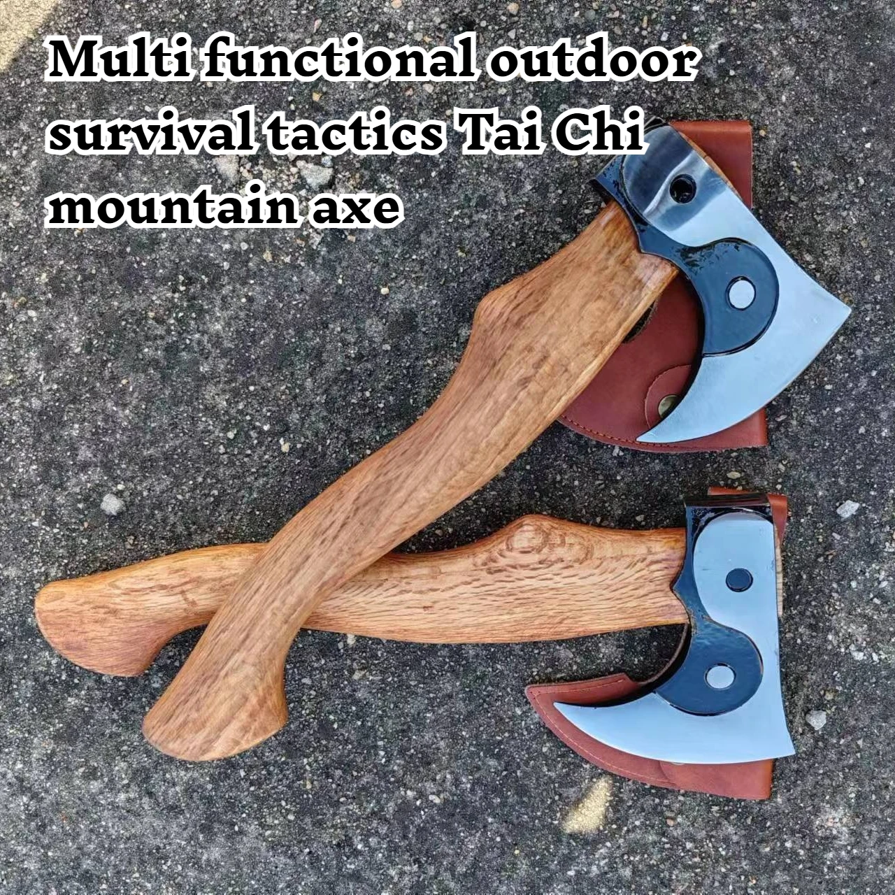 

High Carbon Steel Outdoor Mountain Cutting Tactical Axe Multifunctional Portable Axe Camping Hiking Emergency Survival Equipment