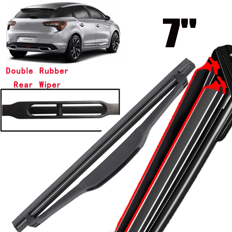 

Car Wiper 7" Rear Wiper Blade For Citroen DS 5 DS5 2011 - 2018 Windshield Windscreen Clean Tailgate Window Car Rain Brush