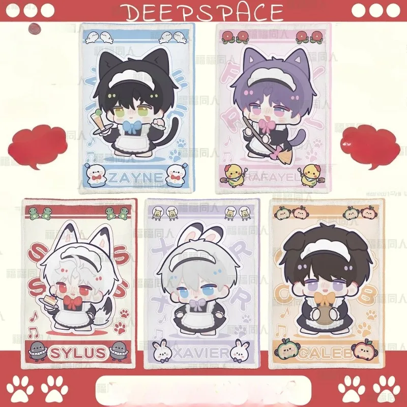 

Love and Deepspace Original Fanmade Blanket Thickened Flannel Lamb Wool Nap Blanket Office Sofa Throw Blanket Game Peripheral