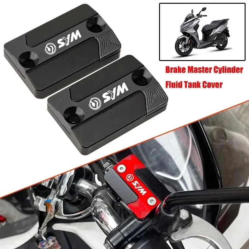Motorcycle Front Brake Master Cylinder Fluid Tank Cover For SYM CRUISYM 300 250 150 125 ADX 125 300 TG400 JETX 150 JOYMAX Z 300