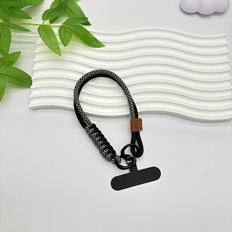 سوار معصم منسوج بحبل للهاتف المحمول على الطراز البريطاني - مناسب للنساء - سلسلة هاتف لمنع الهاتف من السقوط #2